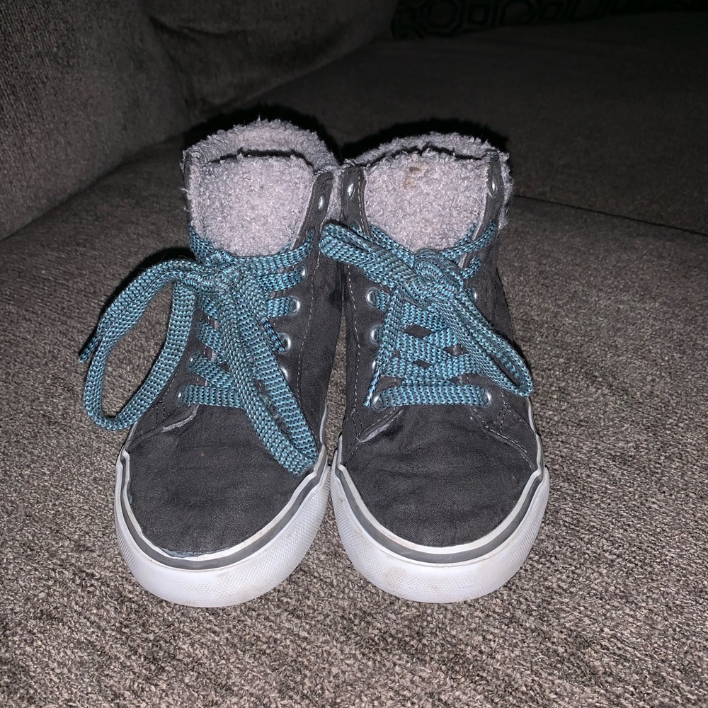Kids high top sneakers size 12